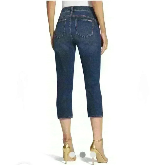 Chico's women's the so lifting crop dark wash jeans Chico size 0.5 - Picture 2 of 12